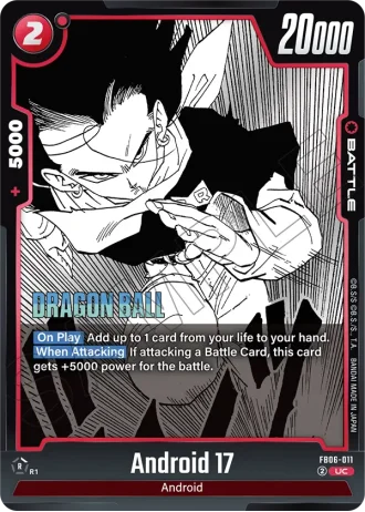 Android 17  SB01-011 — Manga Booster 01 (SB01)