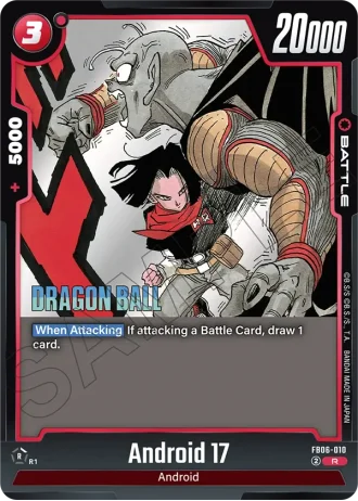 Android 17  SB02-010 — Manga Booster 02 (SB02)