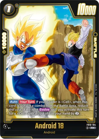 Android 18 (Alternative Art) FB10-104 — Cross Force (FB10)