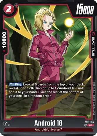 Android 18  FB01-014 — Awakened Pulse (FB01)