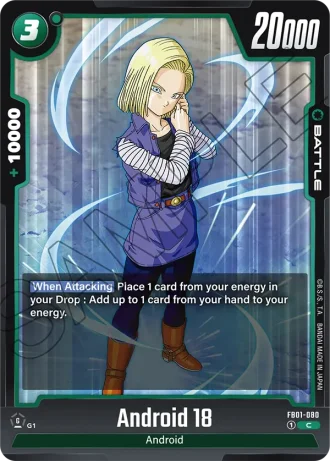 Android 18  FB01-080 — Awakened Pulse (FB01)