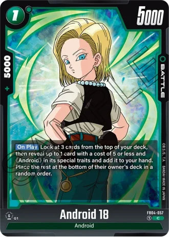 Android 18 FB04-057 — Ultra Limit (FB04)