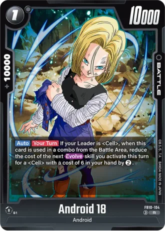 Android 18 FB10-104 — Cross Force (FB10)