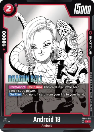 Android 18 SB01-014 — Manga Booster 01 (SB01)