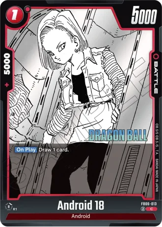 Android 18 SB02-013 — Manga Booster 02 (SB02)