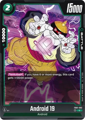 Android 19  FB01-082 — Awakened Pulse (FB01)