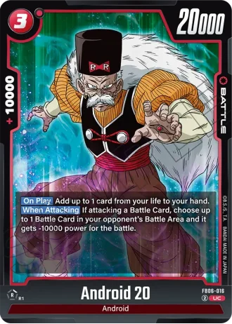 Android 20  FB06-016 — Rivals Clash (FB06)