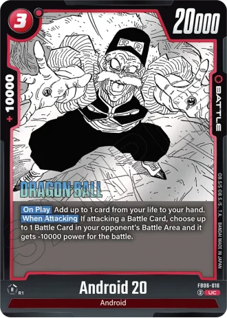Android 20  SB02-016 — Manga Booster 02 (SB02)