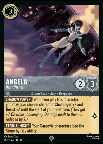 Angela - Night Warrior #187/204 — Winterspell