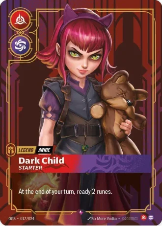 Annie, Dark Child (Metal) (Best Of) #017/024 — Organized Play Promos