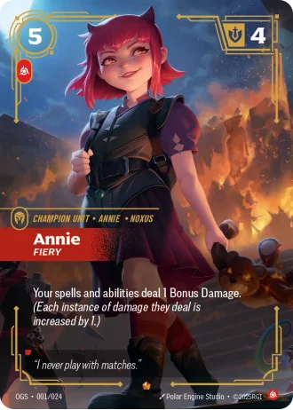 Annie, Fiery #001/024 — Proving Grounds