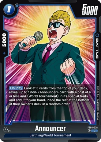 Announcer FB06-026 — Rivals Clash (FB06)