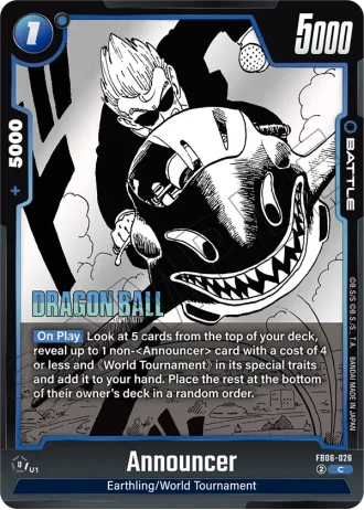 Announcer SB01-026 — Manga Booster 01 (SB01)