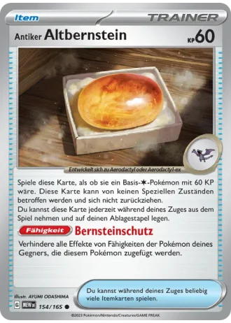 Antiker Altbernstein #154/165 — 151