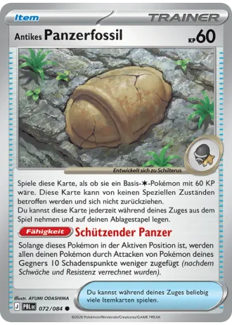 Antikes Panzerfossil #072/84 — Dunkelnacht