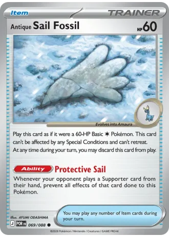 Antique Sail Fossil #069/88 — Perfect Order