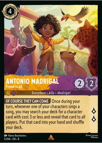 Antonio Madrigal - Friend to All #5/204 — Reign of Jafar