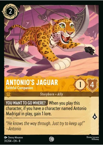Antonio's Jaguar - Faithful Companion #31/204 — Reign of Jafar