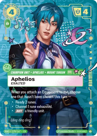 Aphelios, Exalted #179/167 — Radiance