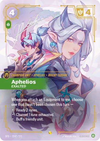 Aphelios, Exalted #224*/221 — Spiritforged