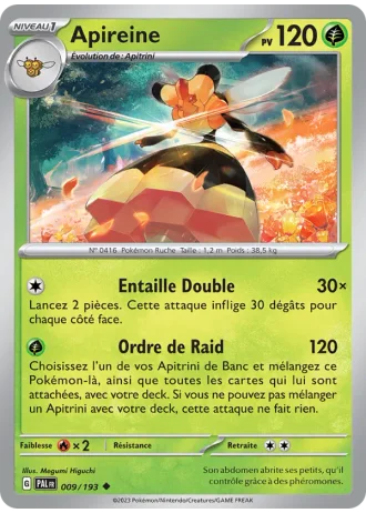 Apireine #009/193 — Évolutions à Paldea