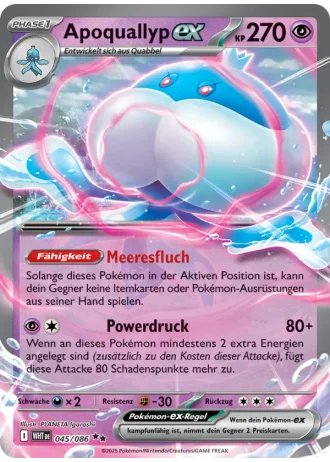 Apoquallyp ex #045/86 — Weiße Flammen