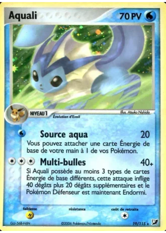 Aquali #19/115 — EX Forces Cachées
