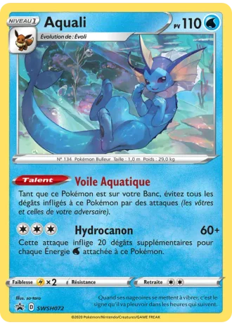 Aquali SWSH072 — Épée & Bouclier Promos