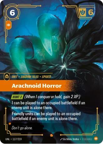 Arachnoid Horror #117/219 — Unleashed