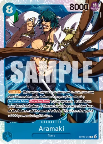 Aramaki (OP06-043) — Wings of the Captain (OP06)