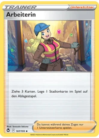 Arbeiterin #167/195 — Silberne Sturmwinde