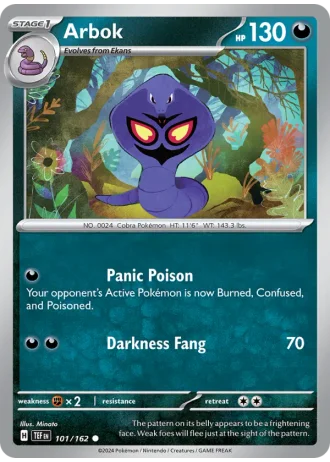 Arbok #101/162 — Temporal Forces