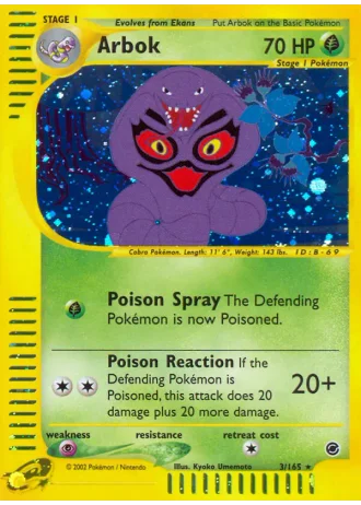 Arbok #3 — Expedition Base Set