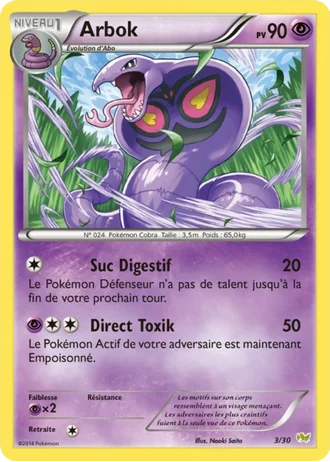 Arbok #3 — XY Kit du dresseur (Bruyverne)
