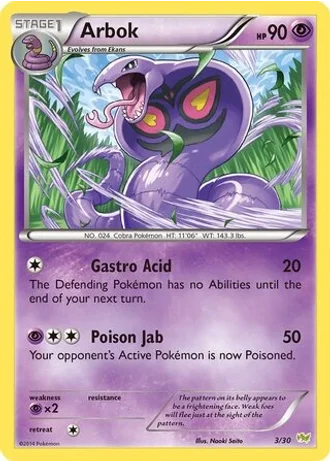 Arbok #3 — XY trainer Kit (Noivern)