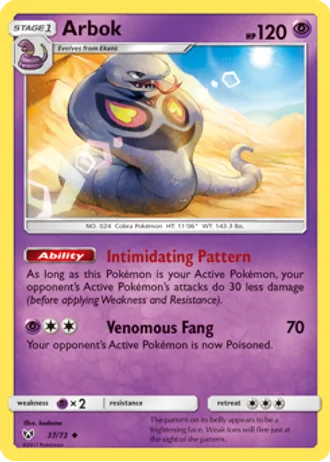Arbok #37/73 — Shining Legends