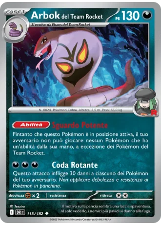 Arbok del Team Rocket #113 — Rivali Predestinati