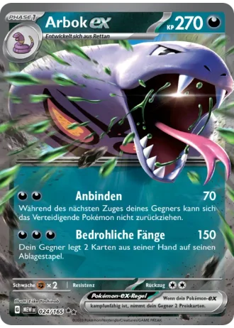 Arbok ex #024/165 — 151