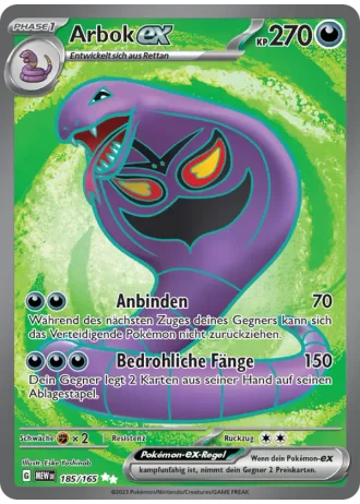 Arbok ex #185/165 — 151