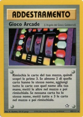 Arcade Game (1ª Edizione) #83/111 — Neo Genesis (1ª Edizione)