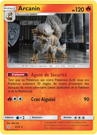 Arcanin #6/18 — Détective Pikachu