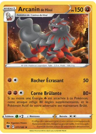 Arcanin de Hisui #071 — Astres Radieux