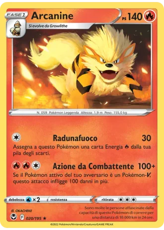 Arcanine #020 — Tempesta Argentata