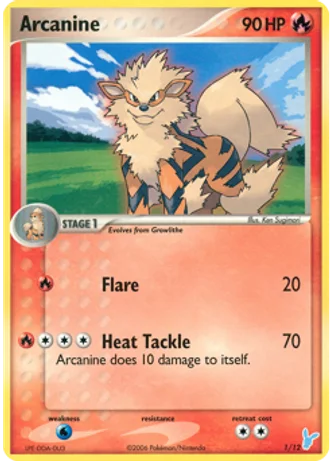 Arcanine #1 — EX trainer Kit 2 (Minun)