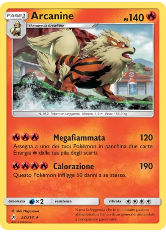 Arcanine #22/214 — Legami Inossidabili