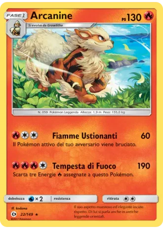 Arcanine #22 — Sole e Luna