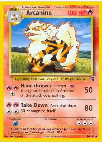 Arcanine #36 — Legendary Collection