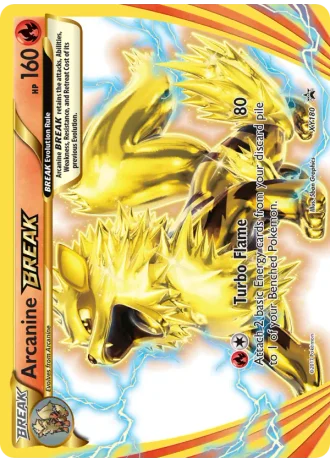 Arcanine BREAK XY180 — XY Promos