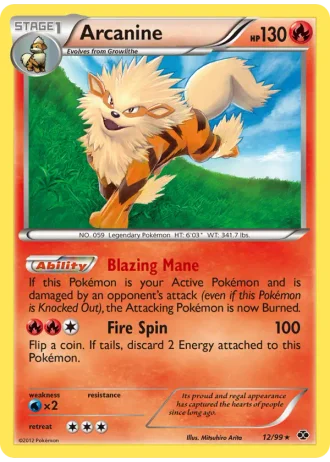 Arcanine (STAFF Prerelease) #12 — Next Destinies