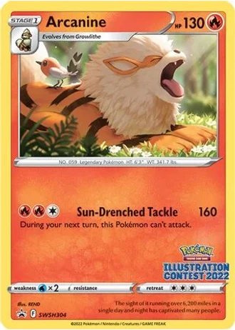 Arcanine SWSH304 — Sword & Shield Promos